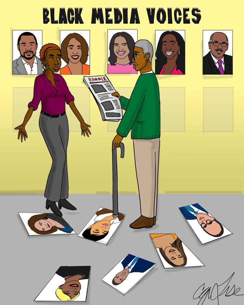 The modern-day lynching of Black, brown and progressive media voices The modern-day lynching of Black, brown and progressive media voices